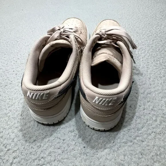 Nike Dunk Low SE Shoes Women 11.5 Primal Pink Cheetah Snakeskin Swoosh Sneaker - Picture 7 of 13